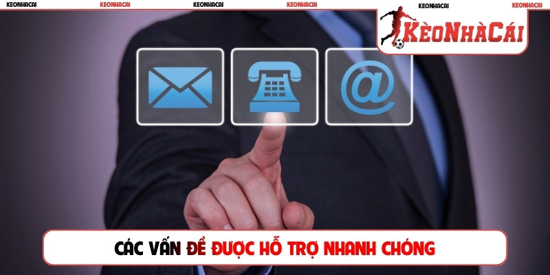 Các vấn đề được hỗ trợ nhanh chóng